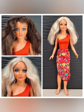 Ideal Tiffany Taylor 18" 1973 Doll Blonde & Black Hair